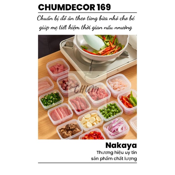 Bộ khay trữ đông Nakaya chữ nhật nội địa nhật TB5