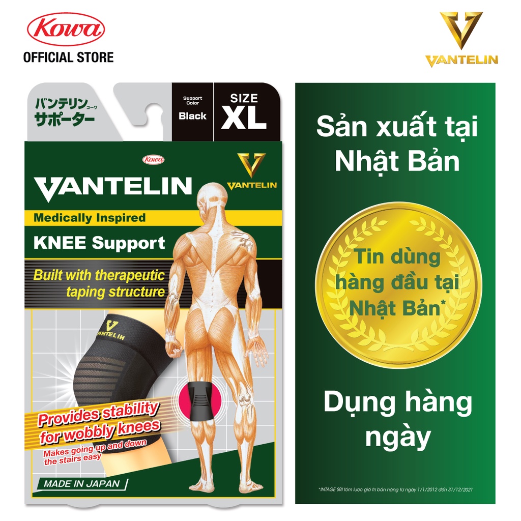 Băng Bảo Vệ Khớp Gối Bó Gối Vantelin Support Knee size XL
