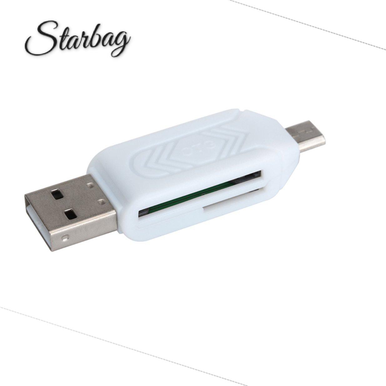 Đầu Đọc Thẻ Nhớ Otg Đa Năng Cho Điện Thoại Android