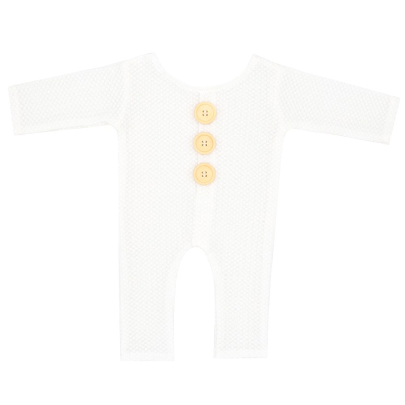 Bộ Áo Liền Quần Vải Cotton Mềm Dùng Làm Đạo Cụ Chụp Ảnh Cho Bé Sơ Sinh