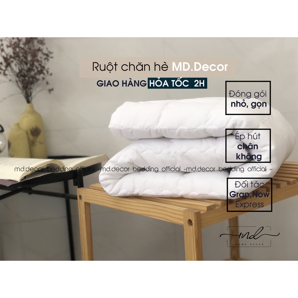 Ruột chăn hè MD.Decor Bedding CH35 loại mỏng mát cao cấp, không gây nóng nực khó chịu kích thước 2mx2m3
