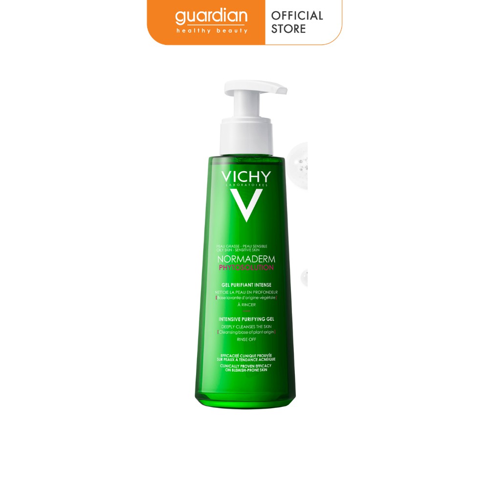 Gel Rửa Mặt Vichy Normaderm Phytosolution Intensive Purifying Gel Giúp Làm Sạch Sâu Và Giảm Bã Nhờn 200ml