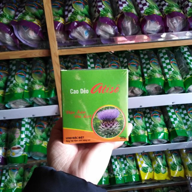 Cao dẻo Atiso. Hộp xanh 300g.