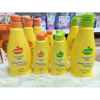 Sữa tắm gội 2in1 Wesser 2mùi chai 200ml/500ml