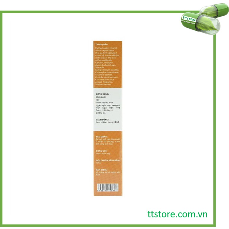 Nacurgo gel 20g - Cho làn da sáng mịn đều màu