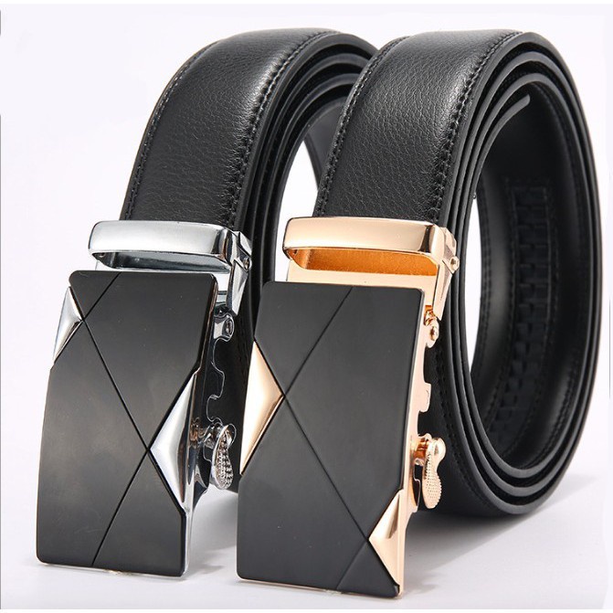 Thắt lưng nam khóa tự động chỉ may 2 bên cực chắc chắn - Hàng chính hãng