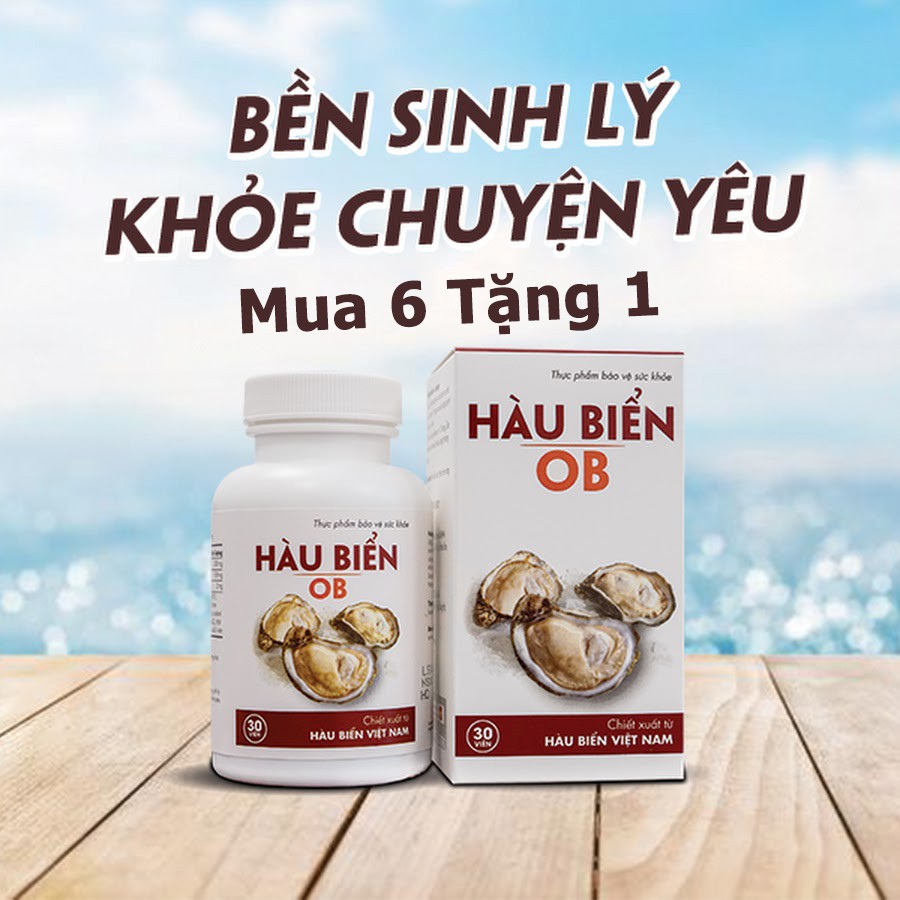 [Mua 6 tặng 1] Tinh Chất Hàu Biển OB - Hỗ Trợ Xuất Tinh Sớm, Sinh Lý Nam Hộp 30 Viên