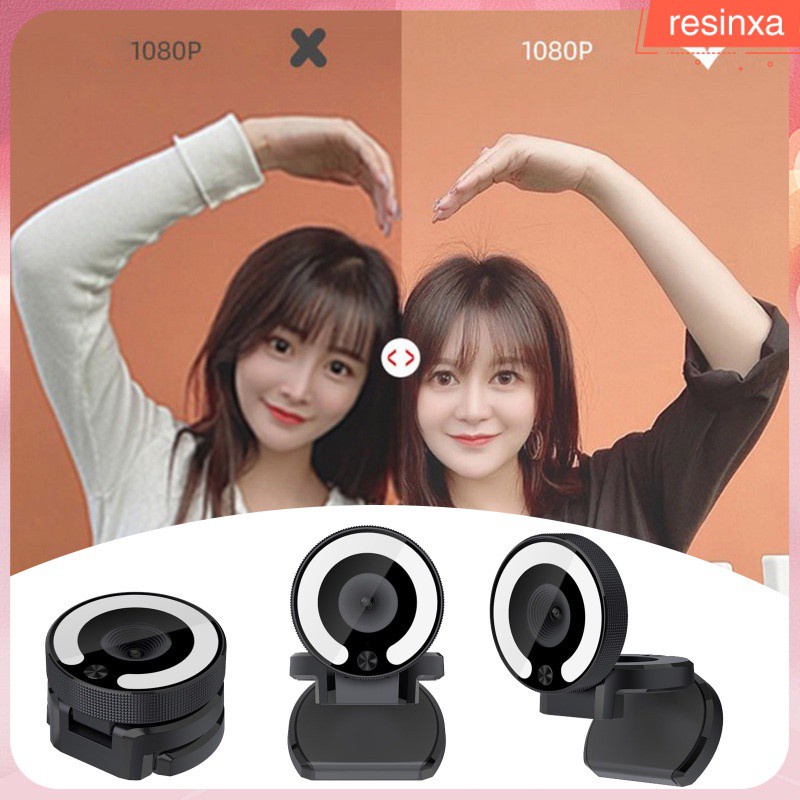 Webcam 1080p Tự Động Lấy Nét Tích Hợp Micro Và Kẹp Gắn Máy Tính