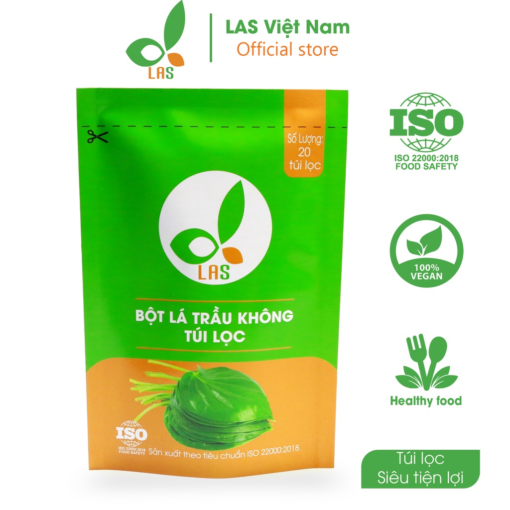 Bột lá trầu không túi lọc LAS - 20 túi lọc (60gr)