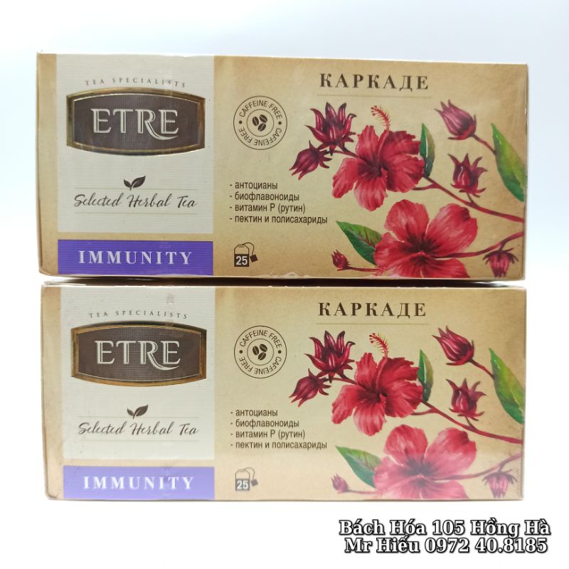 [T5/2023] Trà Nga Etre 25 gói đủ vị