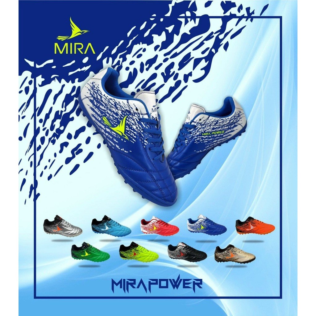 Giày đá bóng sân cỏ nhân tạo Mira Power - HÀNG CHÍNH HÃNG - (Tặng tất chống trơn 49K)