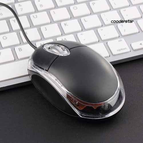 Chuột máy tính có dây đèn LED mini