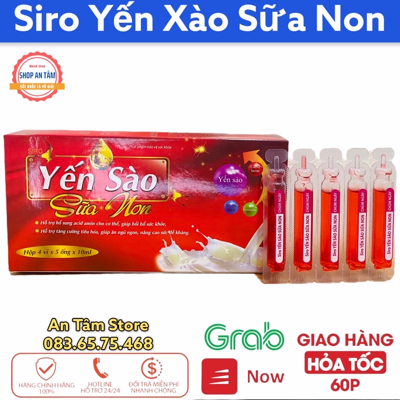 Yến Sào Sữa Non Gold hỗ trợ tiêu hóa, giúp ăn ngủ ngon, bổ sung vitamin, khoáng chất cho cơ thể