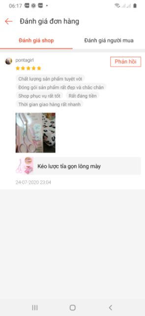 Kéo lược tỉa gọn lông mày