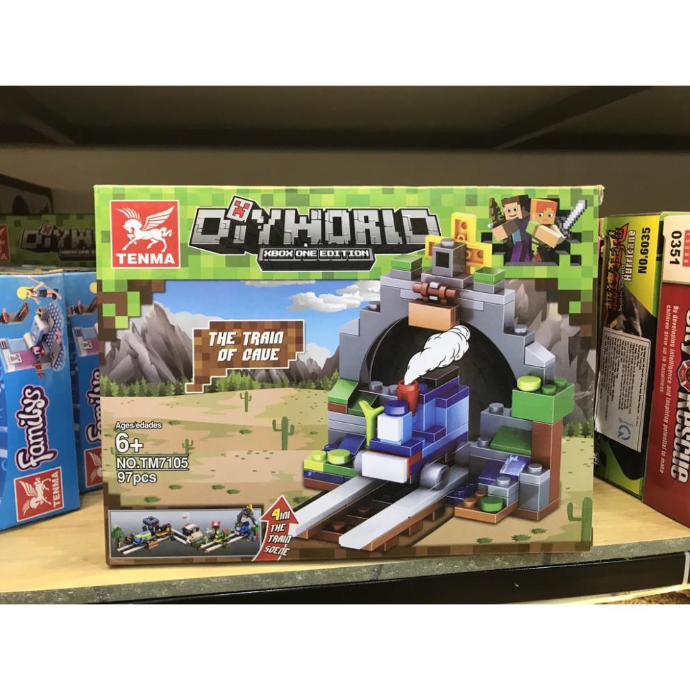 Lego Minecraft Gồm 103 Chi Tiết, Bộ Đồ Chơi Lắp Ráp Giúp Phát Triển Tư Duy, Sự Sáng Tạo Và Não Bộ Cho Trẻ