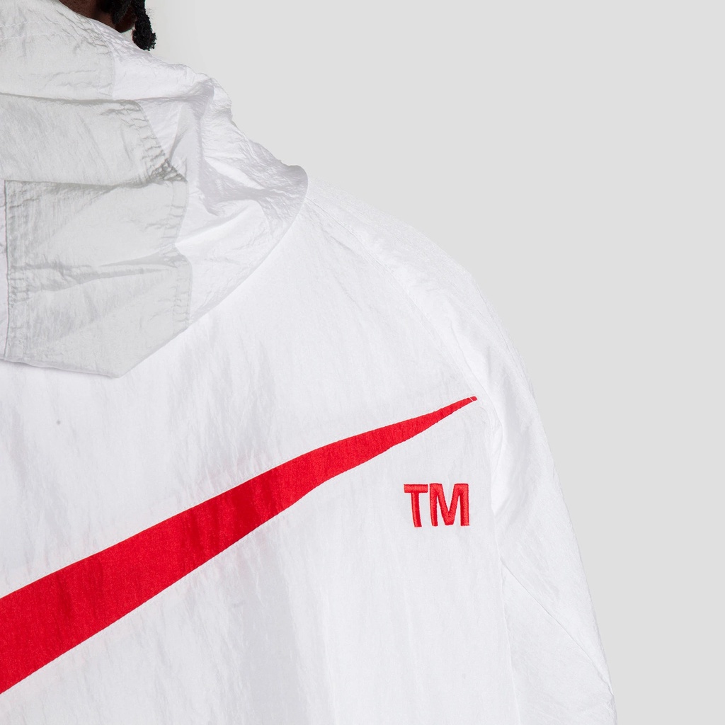 ÁO KHOÁC NIKE SWOOSH WOVEN HOODED LINED JACKET - WHITE
