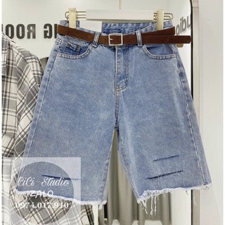 Quần jean ngố rách hot trend cá tính