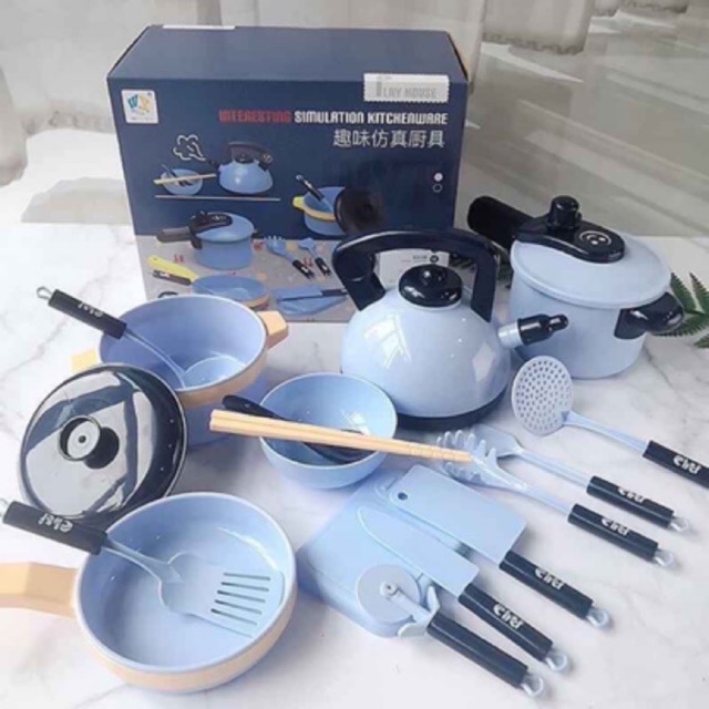 HOT_BỘ NẤU ĂN MẪU MỚI 2020 MÀU VINTAGE FOR BOYS&GIRL CỰC SANG - XỊN ( ảnh&clip thật )