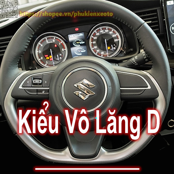 Bọc Vô Lăng D Cut Cho Suzuki XL7, Kia Seltos, Ertiga Sport, Các Dòng Vô Lăng Vát