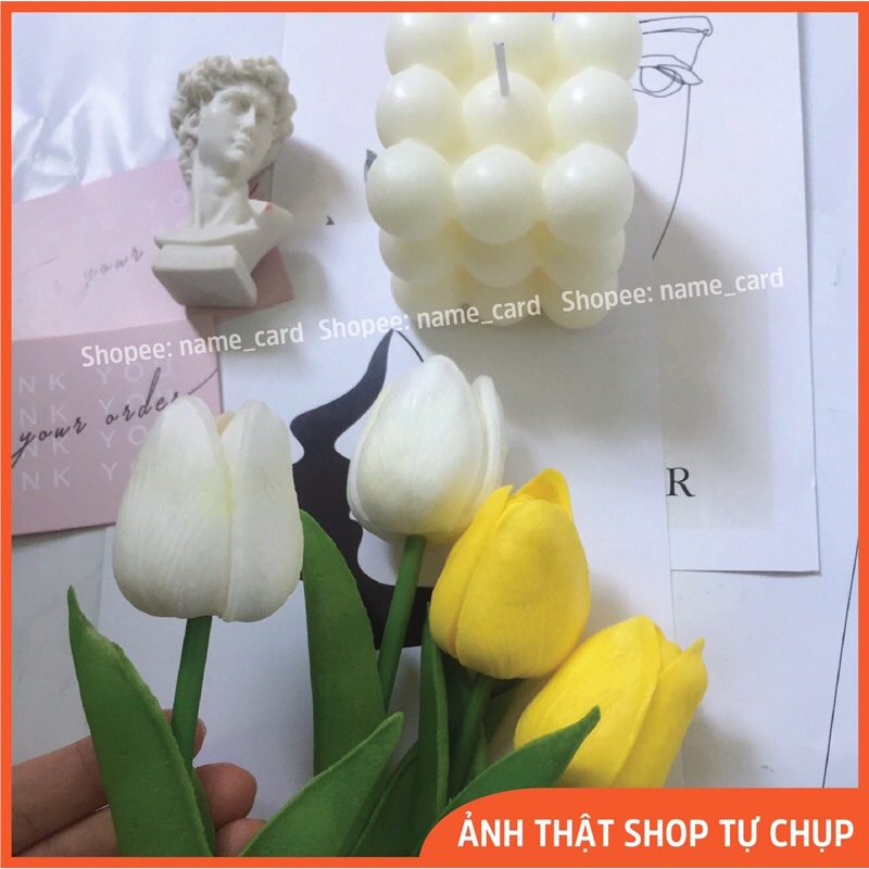 Hoa tulip, hoa giả PU cao cấp để trang trí decor nhà cửa, chụp ảnh sản phẩm sinh động rẻ đẹp