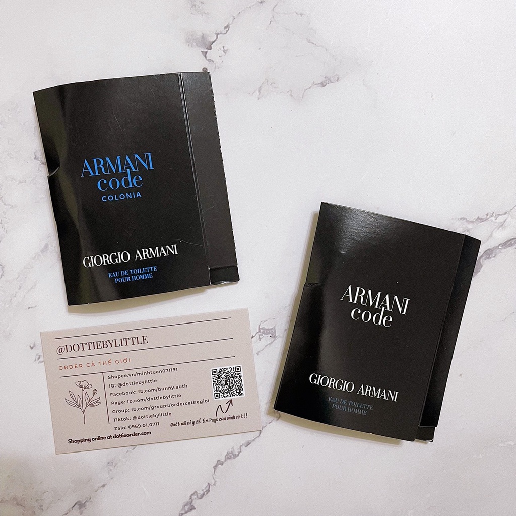 Vial nước hoa Giorgio Armani Code