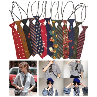 Cà Vạt Họa Tiết Chấm Bi Đáng Yêu Cho Nữ