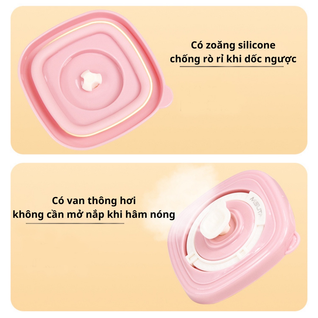 Hộp Đựng Đồ Ăn Dặm, Hộp Trữ Đông Thực Phẩm Misuta 120ml