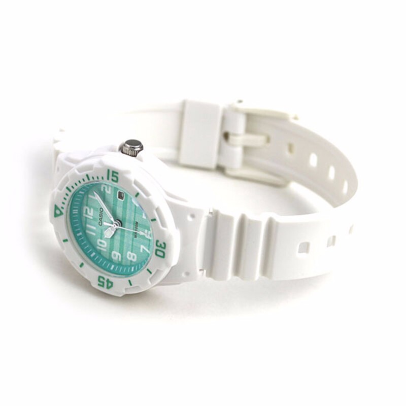 Đồng hồ nữ dây nhựa Casio chính hãng Anh Khuê LRW-200H-3CVDF (34mm)