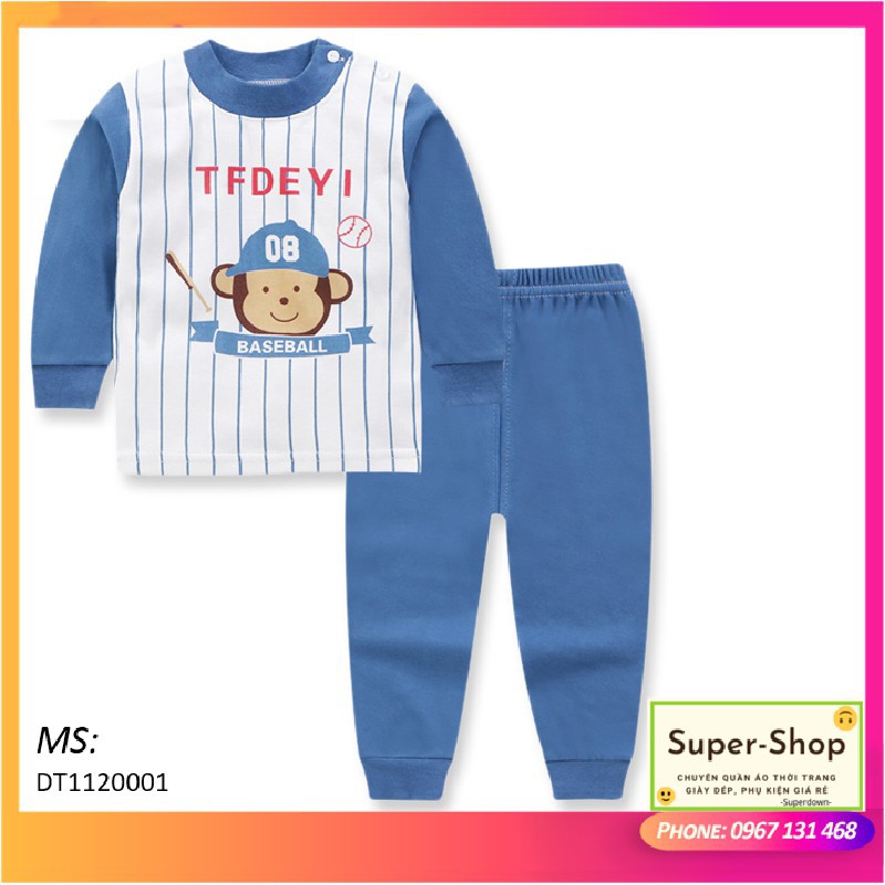 [XẢ HÀNG] Bộ quần áo trẻ em Super-Shop - Hàn Quốc version. Chất cotton siêu đẹp, siêu cute giá rẻ