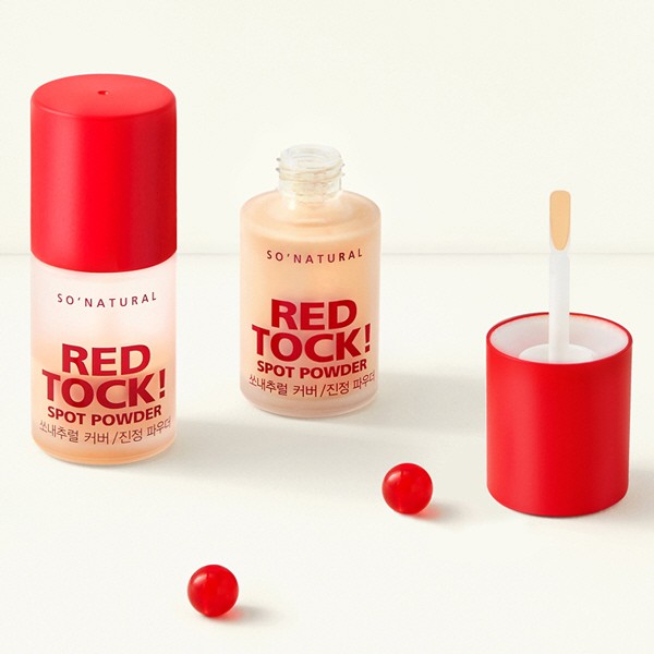 Bột Chấm Mụn Làm Giảm Mụn và Che Khuyết Điểm So Natural Red Tock Spot Powder 15ml - NAC BEAUTY