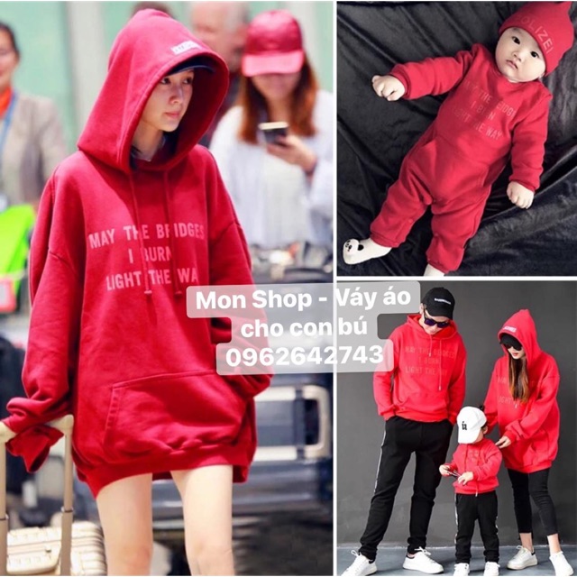Combo áo nỉ lót lông cho bé 1m2-1m3 22-25kg + body cho bé 0-3m, 60cm