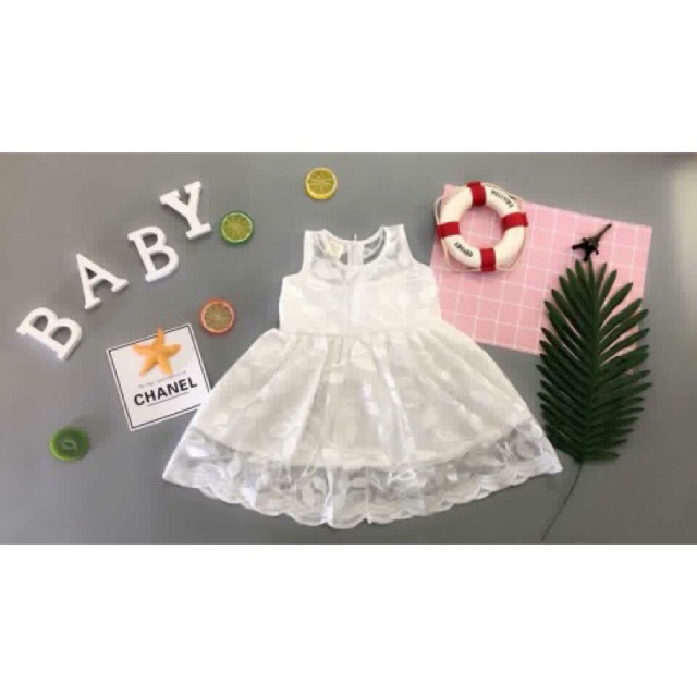 Combo váy ren 3 lỗ cho bé gái