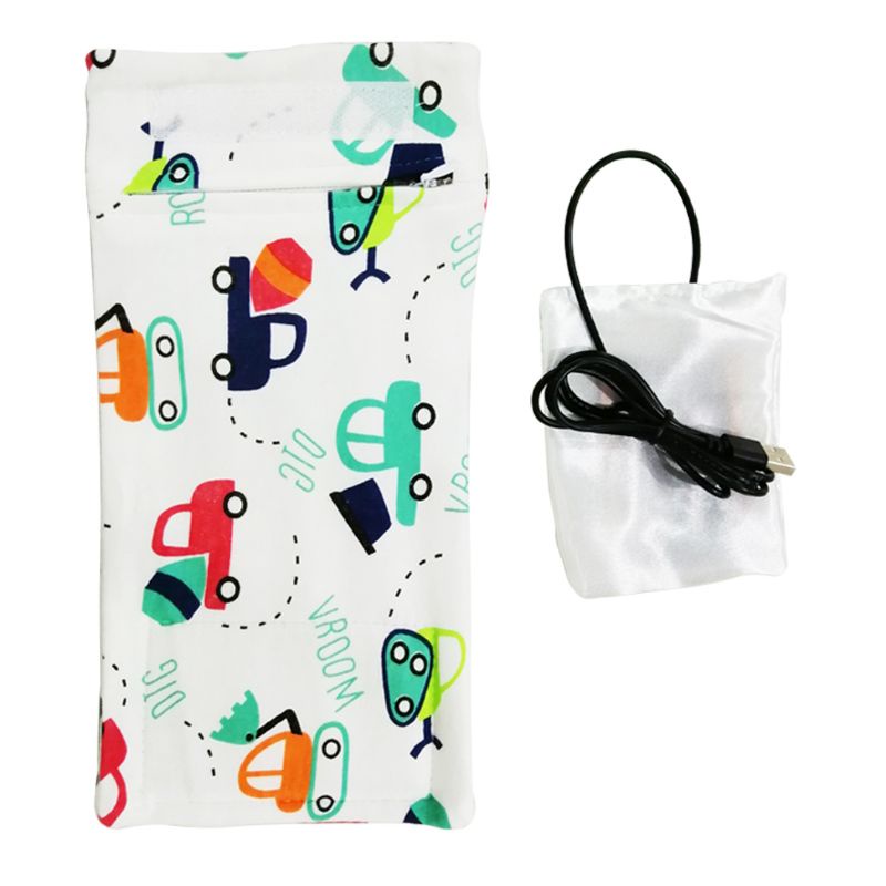 Vỏ bọc giữ ấm bình sữa em bé sạc cổng USB tiện lợi