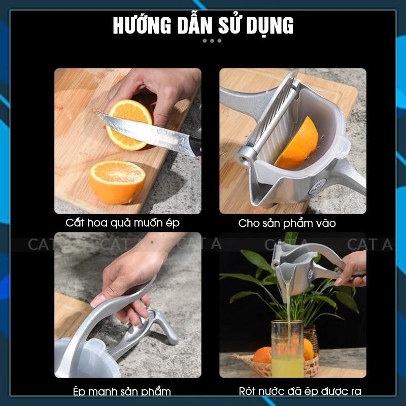 Máy Ép Trái Cây/Hoa Quả Cầm Tay, An toàn, Sạch sẽ, Siêu bền,Tiện lợi, Chất liệu Gang hợp kim CT165