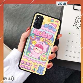 Ốp Vivo V19 - lưng nhám viền dẻo ngộ nghĩnh