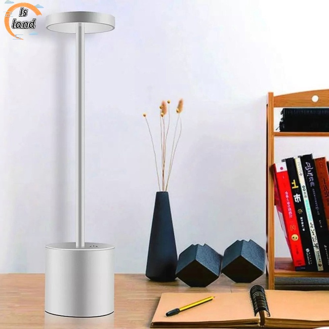 Đèn Led Để Bàn Không Dây Sạc Pin Ba Bước Nhỏ Gọn