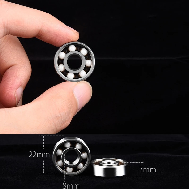 1 Vòng Bi Gốm 608 8x22x7mm 608RS Cho Ván Trượt ABEC 11