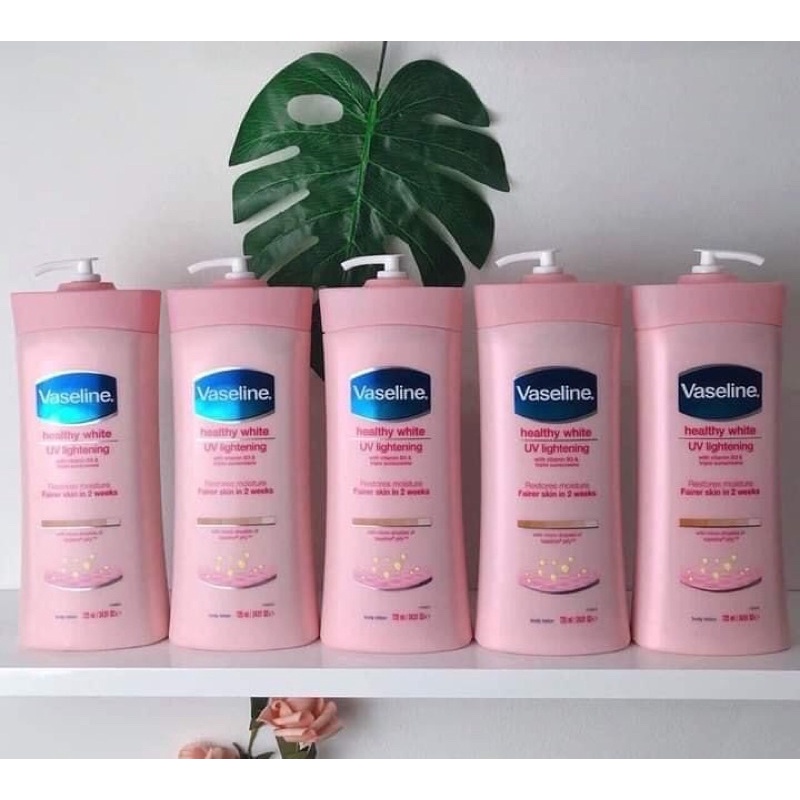 Dưỡng Thể Trắng Da VASELINE HEALTHY WHITE INSTANT FAIR MỸ | Body Lotion USA 725mL