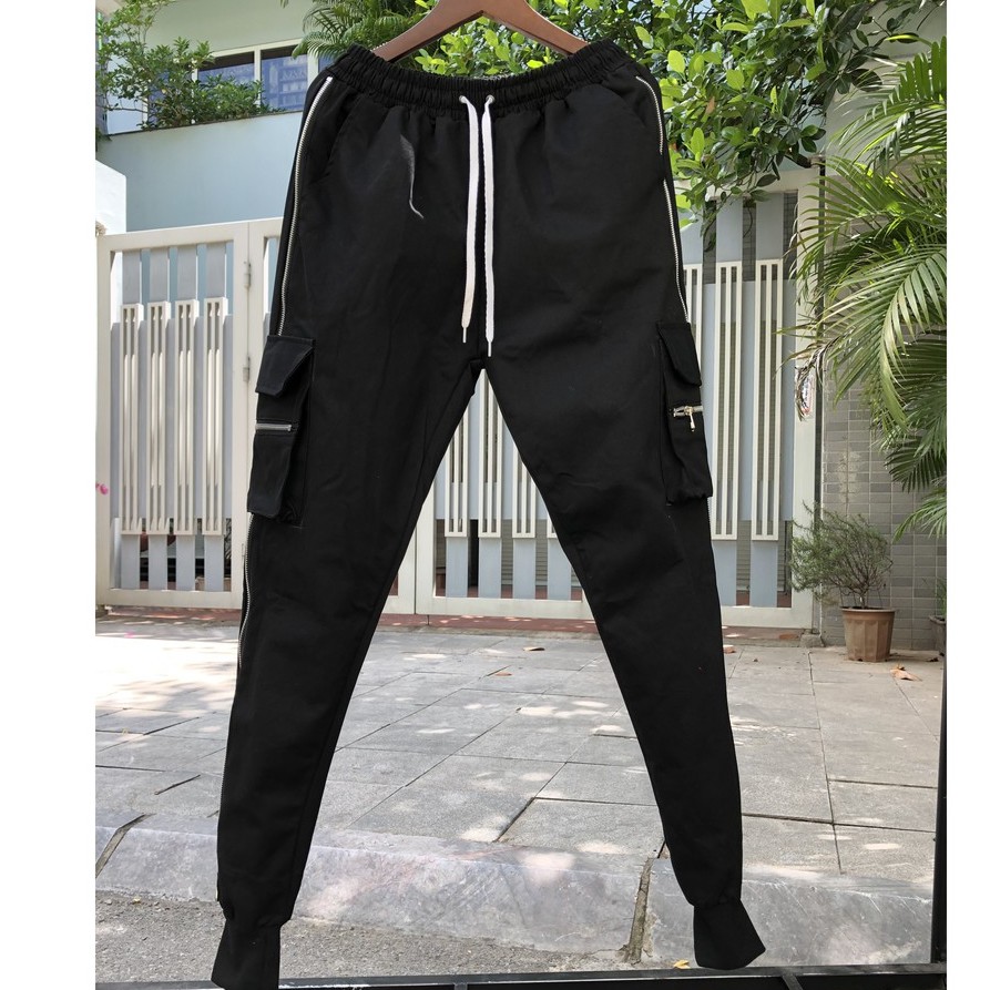 QUẦN JOKER NAM🍓🍓 QUẦN PHỐI KHÓA CẠNH, TÚI HỘP, CẠP CHUN CÓ DÂY RÚT, BO ỐNG, VẢI KAKI MỀM NHẸ, HANHMAI2001