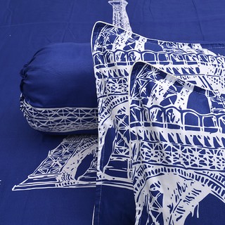 Bộ Drap Cotton Poly hàn quốc tháp paris