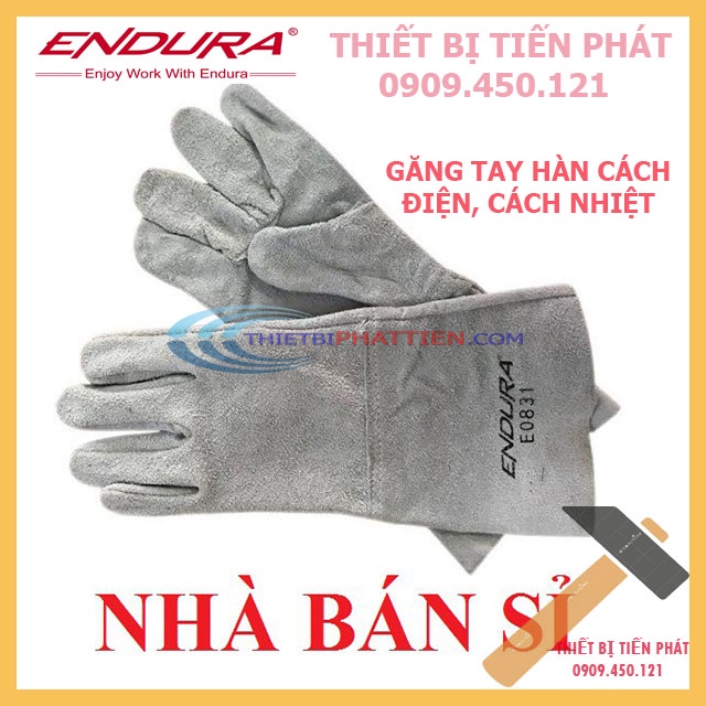 [CHÍNH HÃNG] Bao Tay, Găng Tay Hàn ENDURA E0831 Màu Xám Cách Điện, Cách Nhiệt Cao Cấp (Chính Hãng USA)