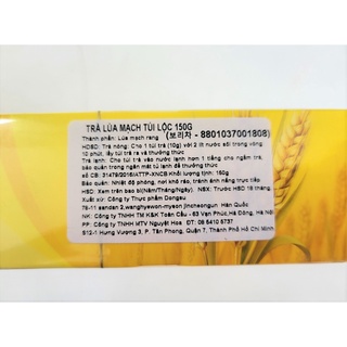 [Hộp 150g (10g x 15 gói)] TRÀ LÚA MẠCH TÚI LỌC [Korea] DONGSUH Barley Tea Bag Filter
