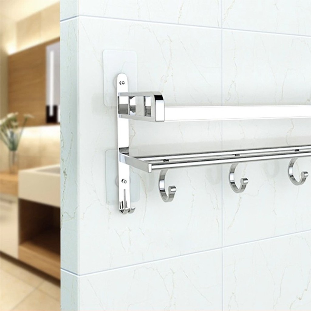 Miếng Dán Tường Ốc Vít Cường Lực Treo Giá Kệ, Treo Tranh ảnh Không Cần Khoan Tường.