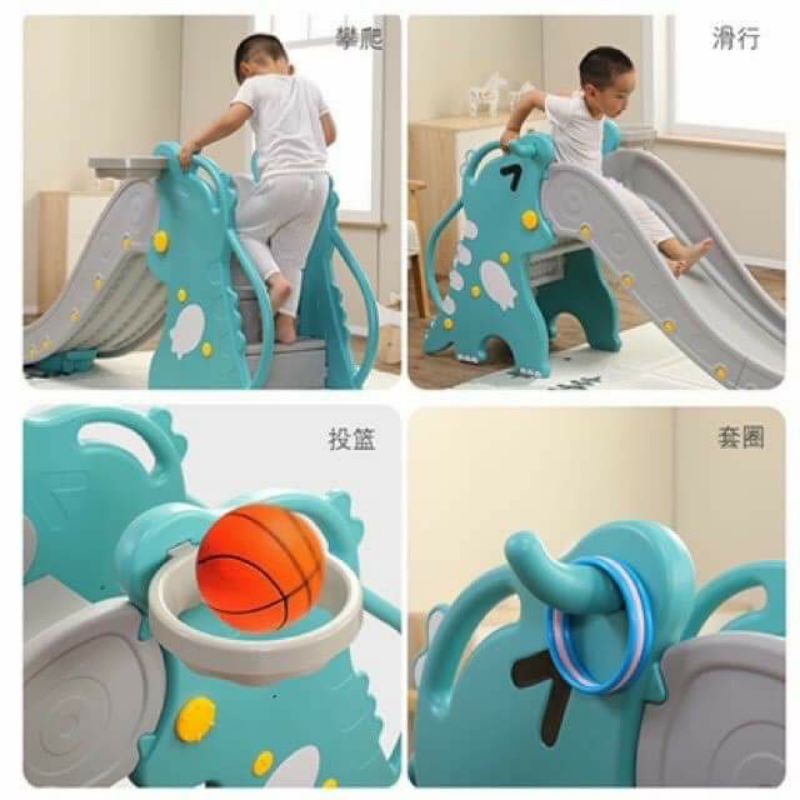 CẦU TRƯỢT CHO BÉ - CẦU TUỘT CHO BÉ - MẪU KHỦNG LONG CAO CẤP MÁNG DÀI BẢO HÀNG 12 THÁNG