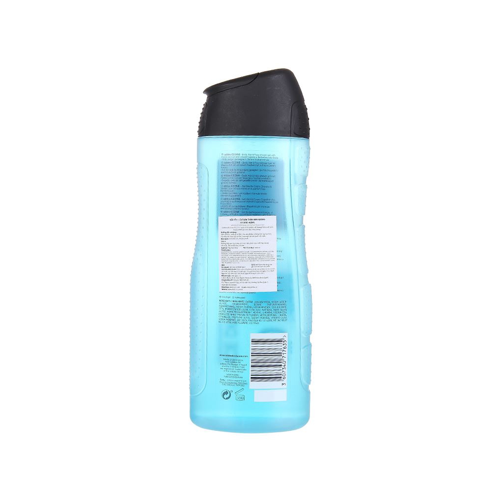 Sữa Tắm Gội Toàn Thân Nam Adidas Ice Dive 400ml