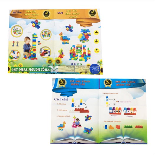 XẾP HÌNH CÔNG TRÌNH (VJG024) (TỪ 18 THÁNG TUỔI , NHỰA, VIỆT NAM)