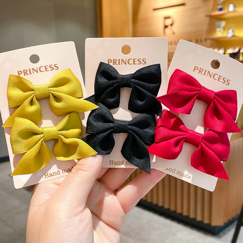 Kẹp Tóc Nơ Nhỏ Dễ Thương Phong Cách Hàn Quốc Dành Cho Bé Gái