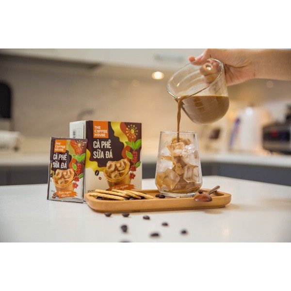 Cà Phê Sữa Đá The Coffee House Hộp 10 Gói * 22G