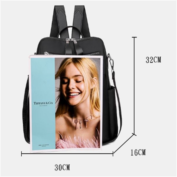 Balo Vải Oxford Siêu Nhẹ Chống Thấm Nước Sức Chứa Lớn Thời Trang Cho Nữ