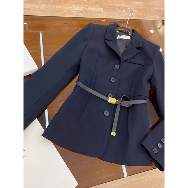 Áo khoác vest dáng ôm eo sang trọng thương hiệu thời trang cao cấp Dior CD